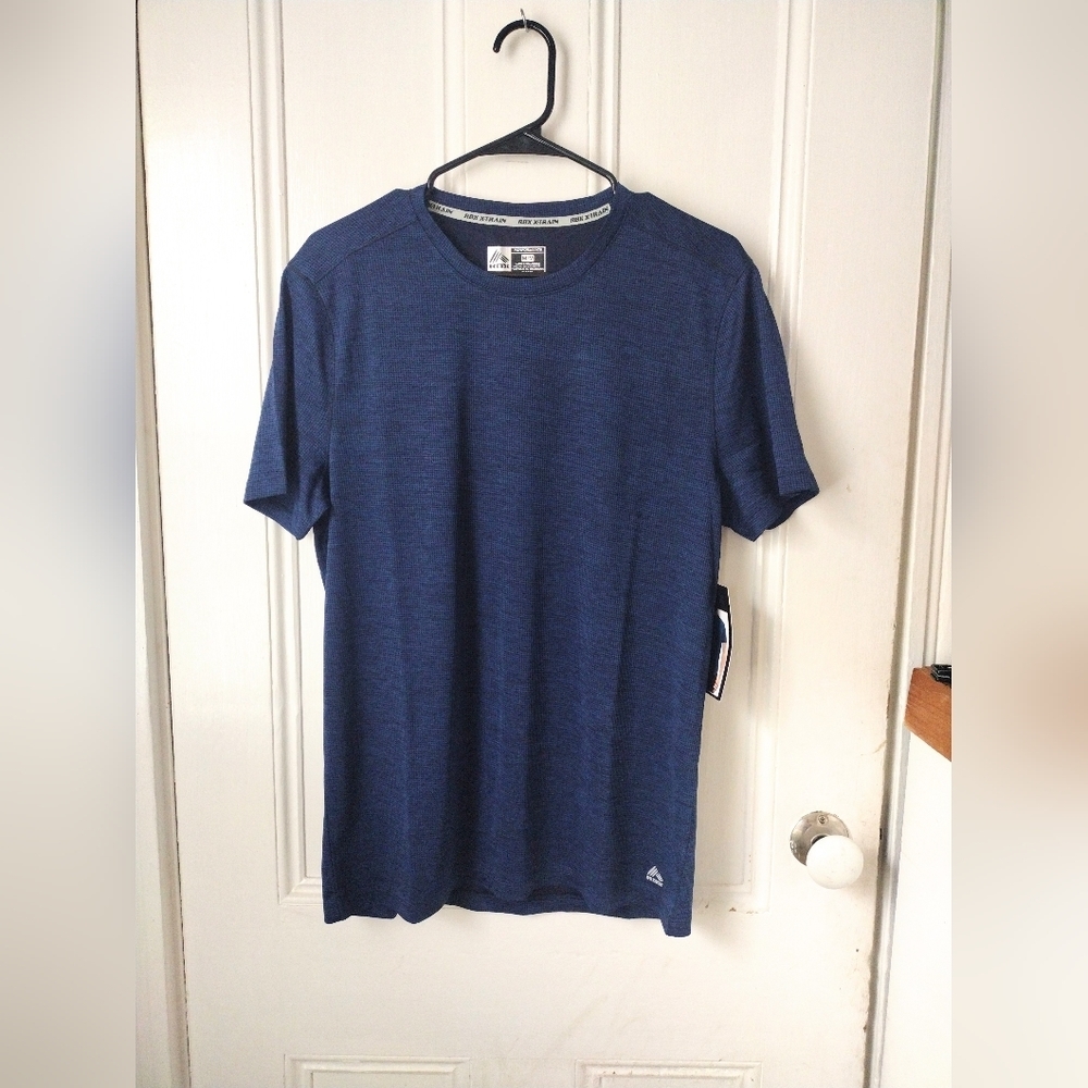 Men's RBX X-Train Navy Blue Short Sleeve Tee Size Medium New With Tags